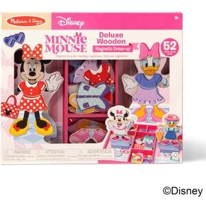 Melissa & Doug Disney Minnie Mouse and Daisy Duck Magnetic Dress-Up Set - NWT